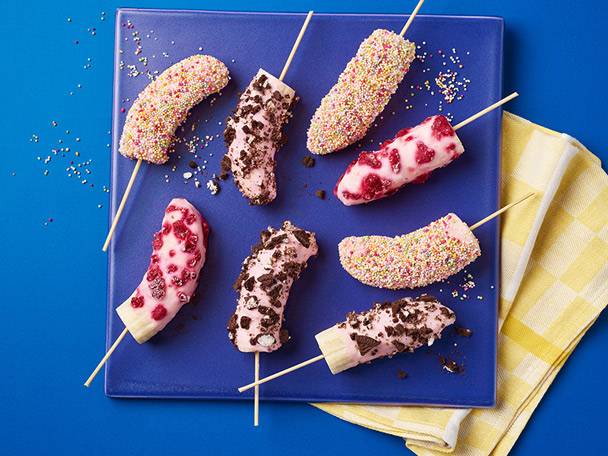 Banana Dipped Lollies Recipe