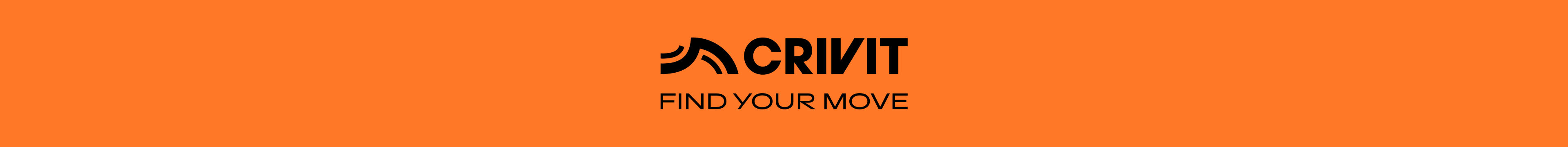 Crivit logo: Find your move.