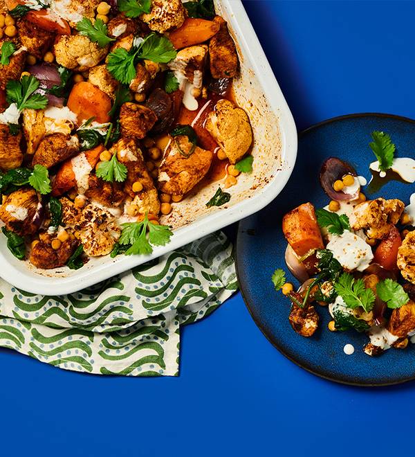 Harissa Chicken Traybake