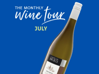 Monthly wine tour July: White wines.