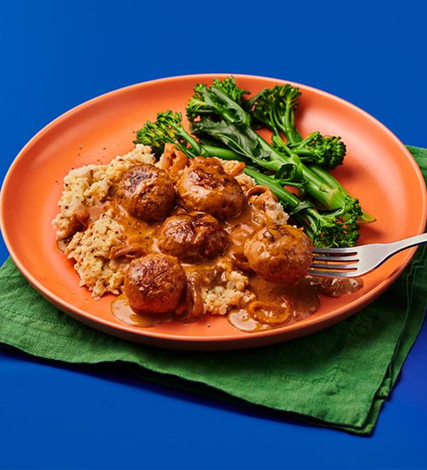 Pork and apple meatballs