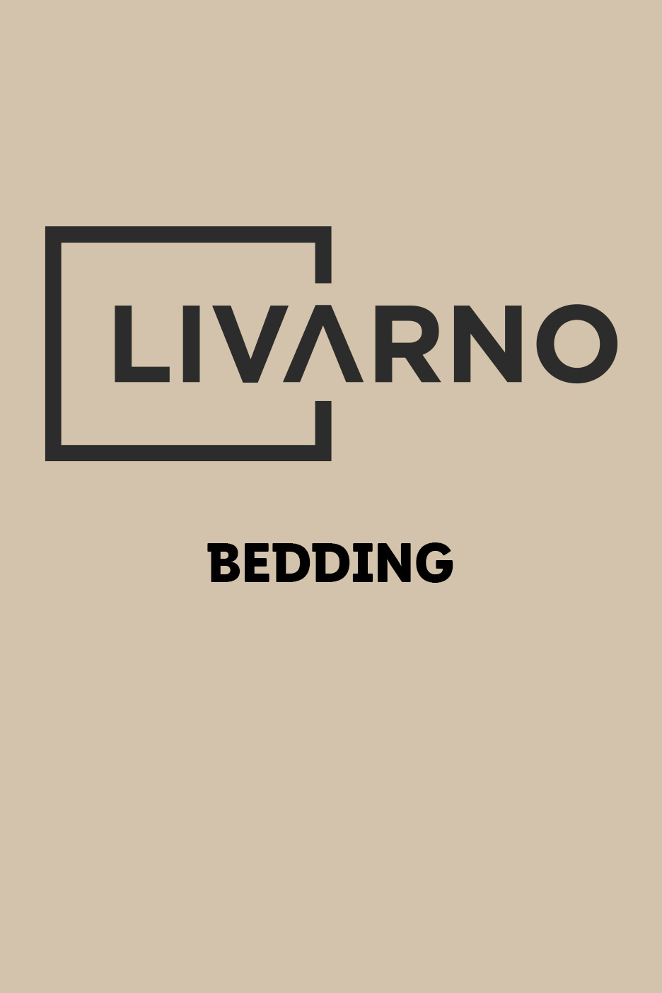 Bedding with a modern, minimalist design.